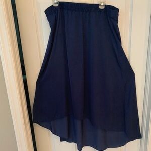 Asymmetrical Flowing Blue Skirt by Chico's
